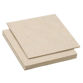 PATIKIL 4x4 Inch Square Beige Felt Furniture Pad, 5 Pack, 2mm Thickness, Soft Adhesive Non-Slip Anti-Scratch Backed