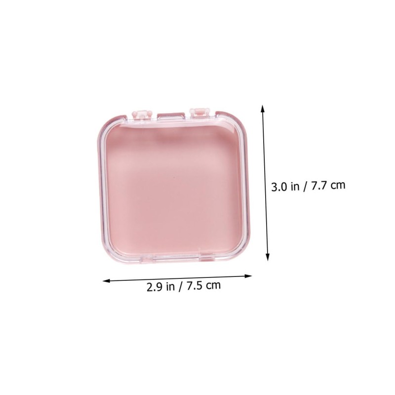 Baluue 6pcs Nail Storage Organizer Box Portable Nail Holders Storage