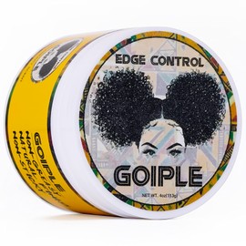 Edge Control Wax for Women Strong Hold Non-greasy, 4 OZ Edge Wax Styling Gel for Black Women Hair No Flaking, White Residue, Shine and Smooth, Long Lasting For All Hair Types (Pineapple Scent)