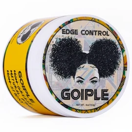 Edge Control Wax for Women Strong Hold Non-greasy, 4 OZ Edge Wax Styling Gel for Black Women Hair No Flaking, White Residue, Shine and Smooth, Long Lasting For All Hair Types (Pineapple Scent)