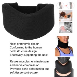 (S)Alomejor Neck Brace Support Soft Cervical Collar Soft Foam Surgical FF