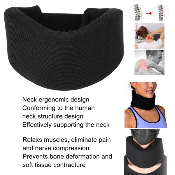 (S)Alomejor Neck Brace Support Soft Cervical Collar Soft Foam Surgical