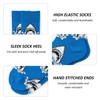 SLEEKEE 1 pair of socks with shark print and 1