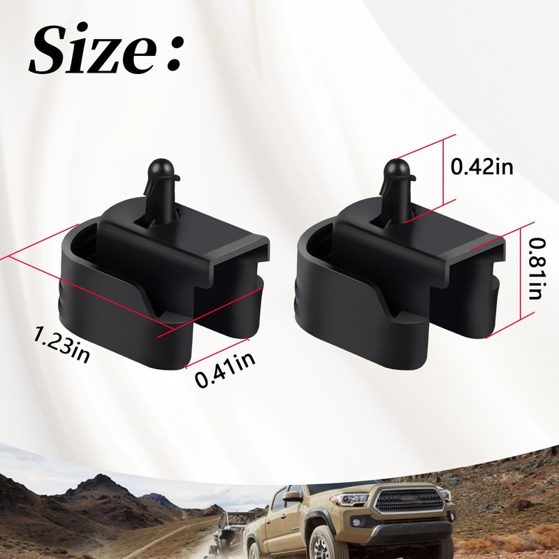 XYgdhqpt 2Pcs 66143-04021 Tailgate Hinge Pushing Catch/Tailgate Bushing Compatible with