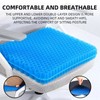Gel Seat Cushion Summer Breathable Honeycomb Design For Pressure Relief