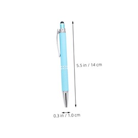 Operitacx 12pcs Metal Ballpoint Pens with Stylus Tip 2 1 Retractable Ink Pens for Office School Note Taking and Writing Mixed Colors for Teens and Women