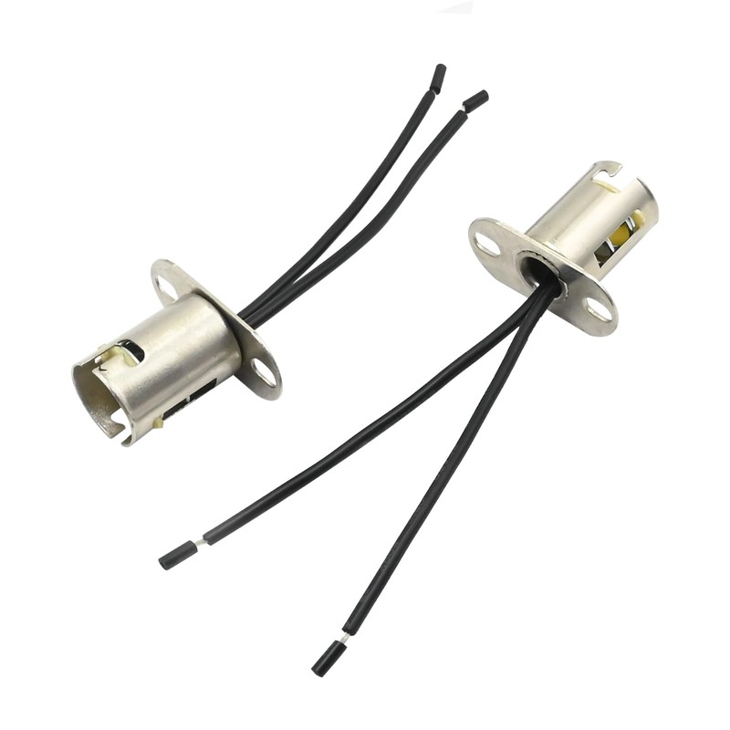 Zreneyfex 2PCS BAY15D 1157 Bulb Socket Holder with Wire Connector