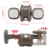 HONWELL Motion Sensor Light Outdoor Battery Powered Outside Security Flood