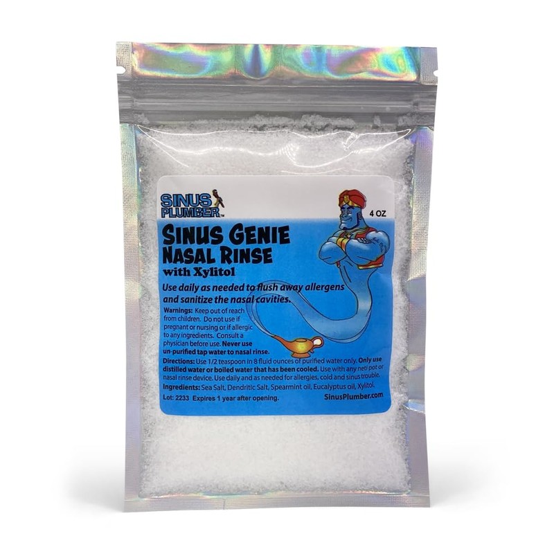 Sinus Genie Nasal Rinse with Xylitol – 4 oz Pouch