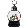 AOMIL Christmas Snow Globe Lantern with Music & Timer -