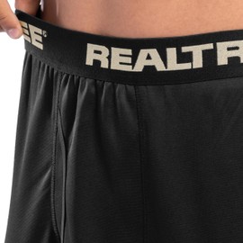 Realtree Men's Heavyweight Fleece Thermal Underwear Long Johns Bottom, Pitch Black, X-Large