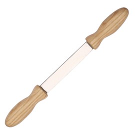 Draw-Knife. Straight Draw Shave with High Carbon Steel WORKABLE Blade - 4.3" inches. Hight Quality Wooden Handles - STAMESKY (4.3' INCHES Blade)