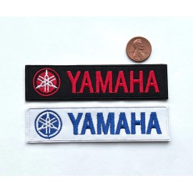 Unbranded  Motorcycle Yamaha Embroidered Iron-on Patch Biker Racing Appliqué FA017 - Blue