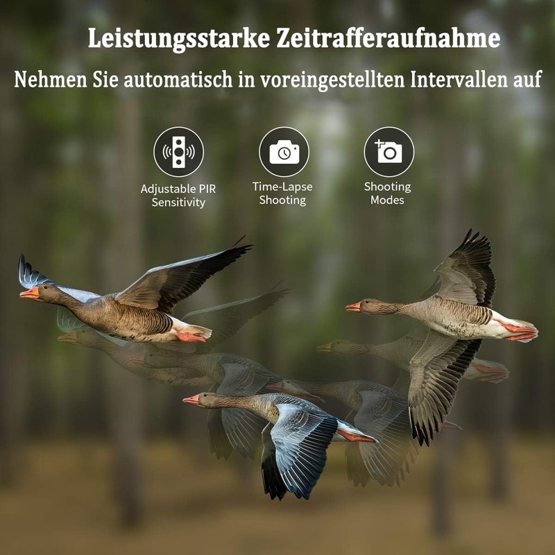 FunKind Wildlife Camera 4G App, 120 MP 4K, Wildlife Camera