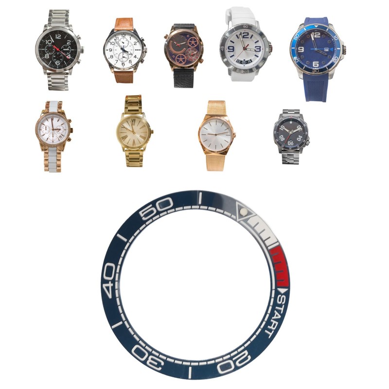 Ceramic Watch Bezel Ring Professional 41.5mm Watch Bezel Insert Replacement