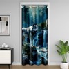 Feelyou Wolf Door Curtain for Doorway Privacy 1 Panel, 34"x80",