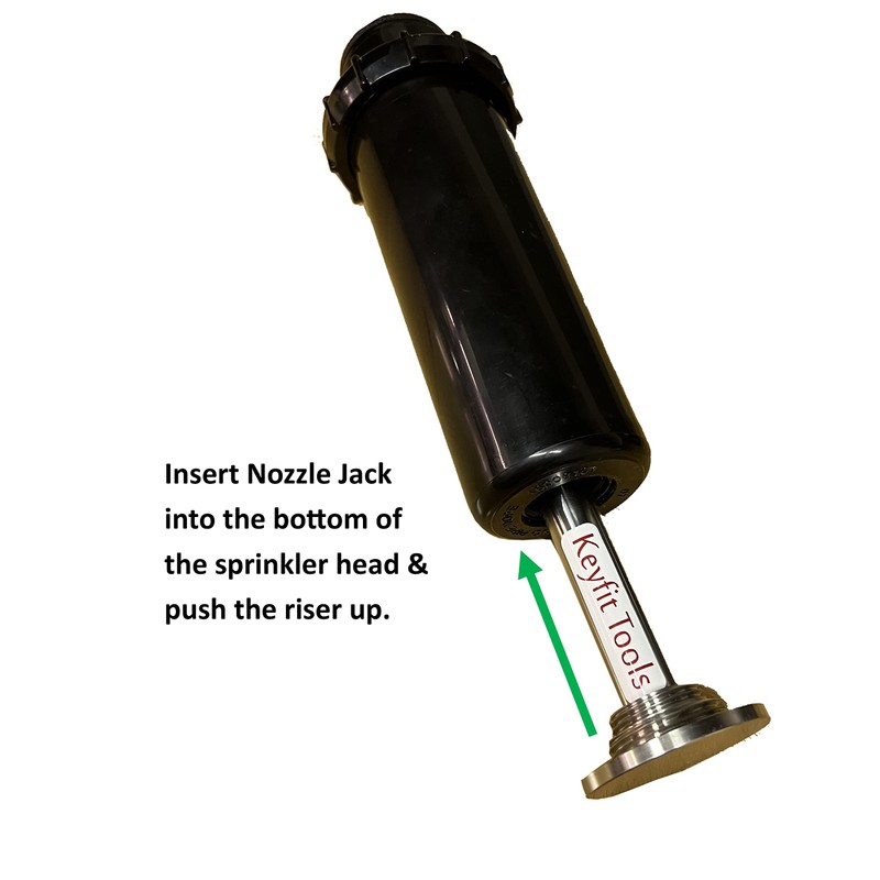 Keyfit Tools Nozzle Jack Pushes & Locks The Sprinkler Head