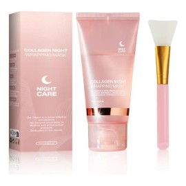 Mascarillas Faciales Gel Colágeno Para Nocturna Hidratante