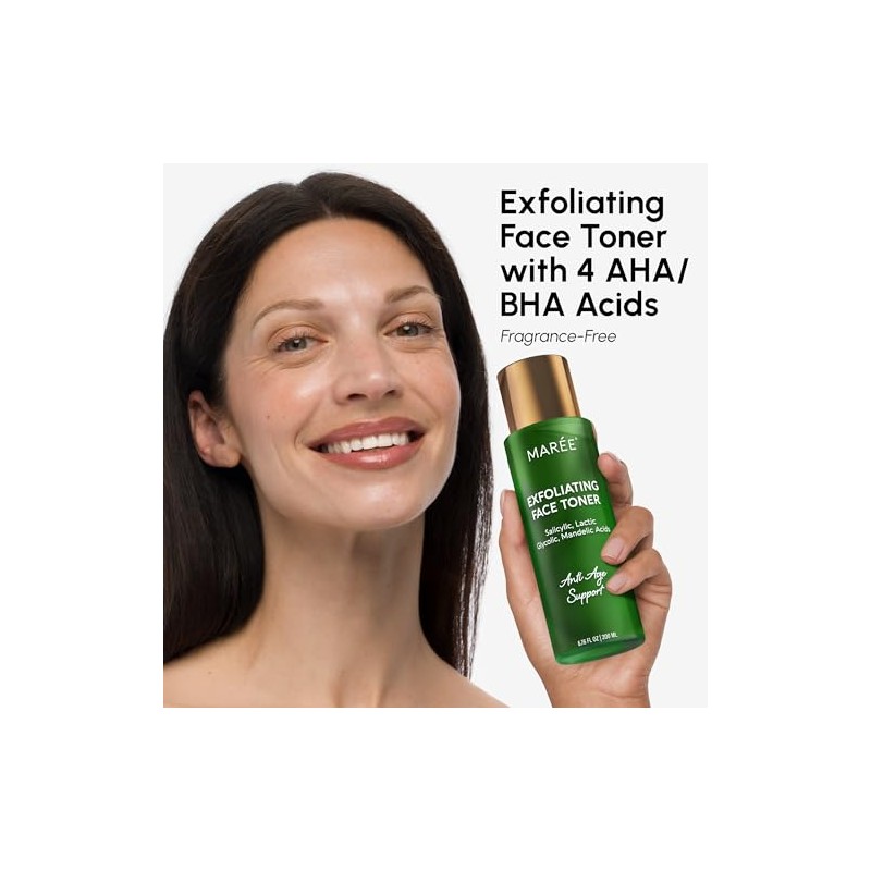 MAREE Exfoliating Toner with 2% Salicylic Acid (AHA BHA) -