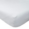 HOMESCAPES Luxury Flannelette White Brushed Cotton Fitted Sheet, Heavy weight