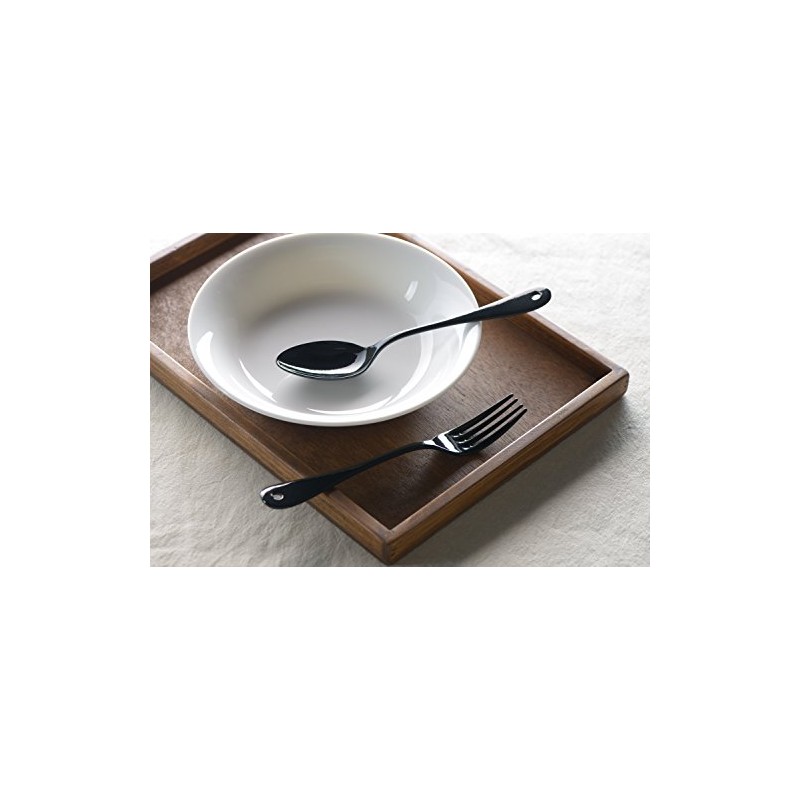 Enamelware Cutlery Dessert Fork Noir 636594