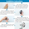 DGYB Suction Cup Hooks for Shower 2-Pcs Heavy-Duty 15LB Max