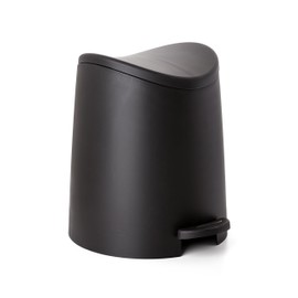 TATAY Standard Bathroom Pedal Bin, 3L, Polypropylene, Black