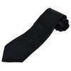 Black Tie Mens Formal Wear Plain Wedding Party Business Funeral