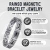 RainSo Men's Magnetic Bracelet Stainless Steel Magnetic Bracelets For Men