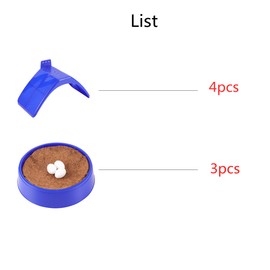 FULAIERGD Pigeon Supplies Set,3Pcs Bird Breeding Nest Bird Eggs Mat,4 Pcs Pigeon Stand Dove Rest Stand,9 Pcs White Solid Plastic Eggs for All Kinds of Pet Nests