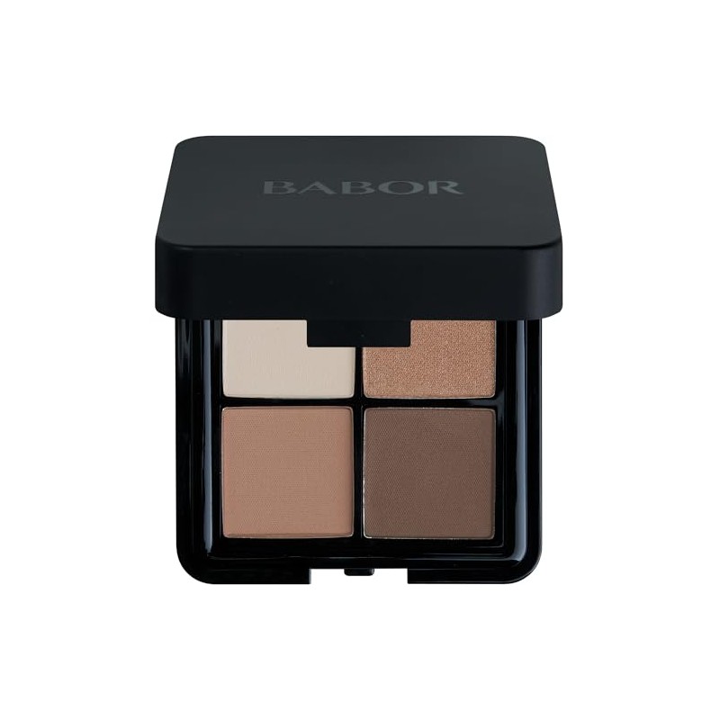 BABOR Eye Shadow Quattro Light & Dark, Four-piece Eyeshadow Palette,