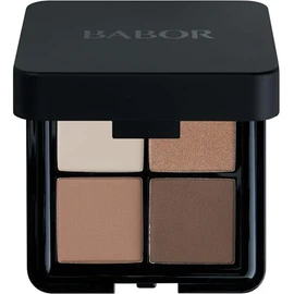 BABOR Eye Shadow Quattro Light & Dark, Four-piece Eyeshadow Palette, Coordinating Shades, Satin & Glossy, Easy Blendable, 6.8 g