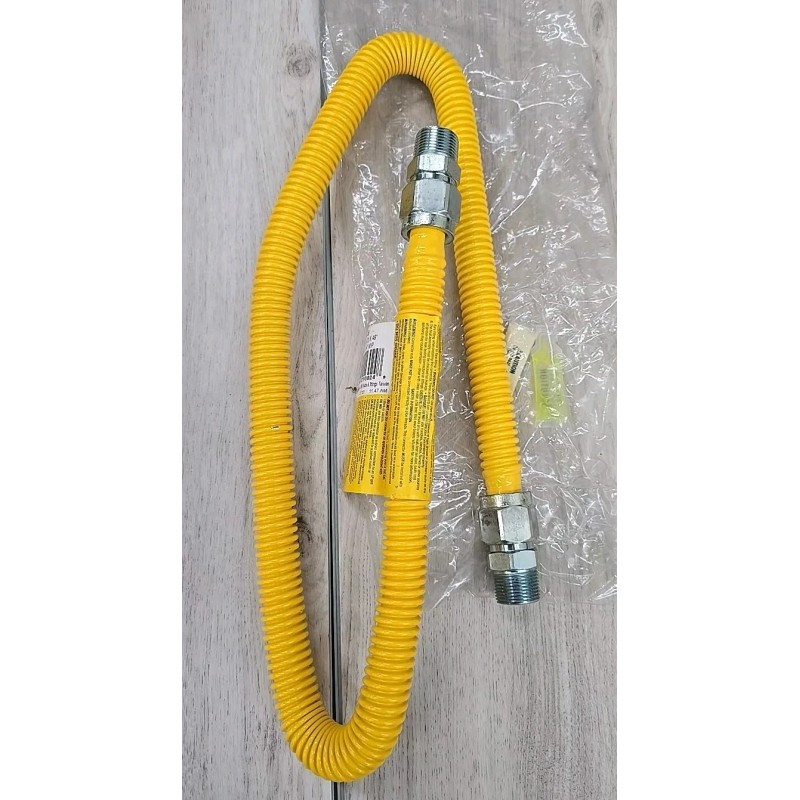 Brasscraft 48" Stainless Steel Gas Appliance Connector CSSB11-48 3/4"MIPx3/4"MI