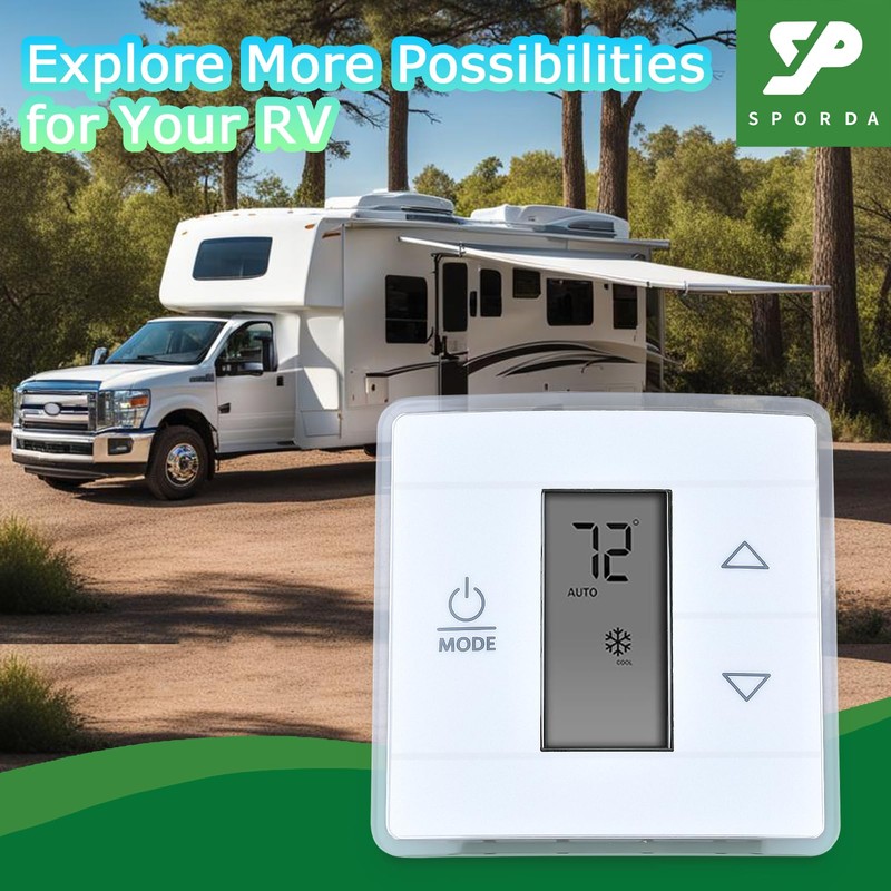 3316250.700 RV Single Zone Wall Thermostat,Compatible for RV/Camper Conditioners, 3