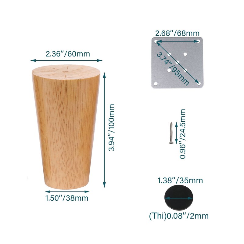 RDEXP Oak Wood Reliable 100 x 58 x 38 mm