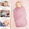 Vicloon Newborn Receiving Blanket, Newborn Swaddle Blanket with Headband Set,