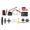 3660 4 Pole Brushless Motor 80A Brushless ESC 30kg Servo