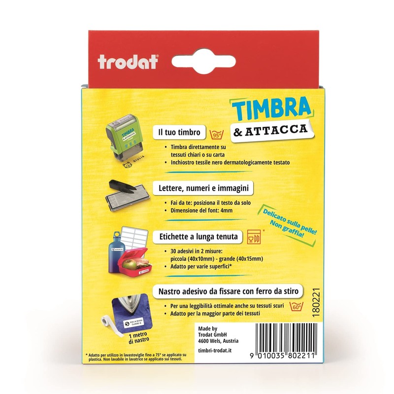 Trodat Stamp & Stick, Fabric Section Set, Drawing Series and