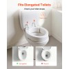 300 Lbs Load Capacity 3.5 Inch Lift Height Raised Toilet