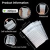 300 Pcs Clear Self Sealing Bubble Small Pouch Bag Cushion