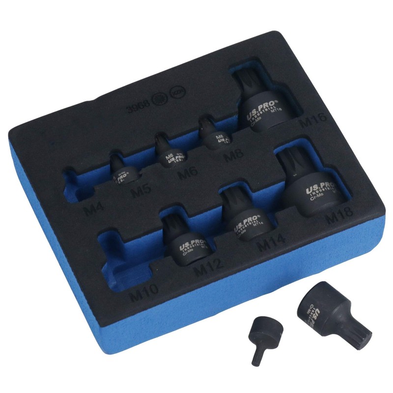 Stubby Impact XZN Spline Triple Square Male Sockets M4 –