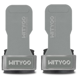 Weight Lifting Wrist Strap, Weightlifting Grip Strap for Gym Deadlifts, Powerlifting, Heavy Shrug, Pull Ups, Three Layer Leather Adjustable Training Accessory Gifts for Men Women Dad Him