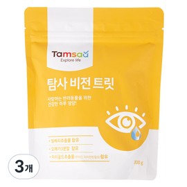 Exploration Dog Nutrition Vision Treat, 300g, tear improvement eye health, 3 pcs / 탐사 강아지 뉴트리션 비전 트릿, 300g, 눈물개선눈건강, 3개
