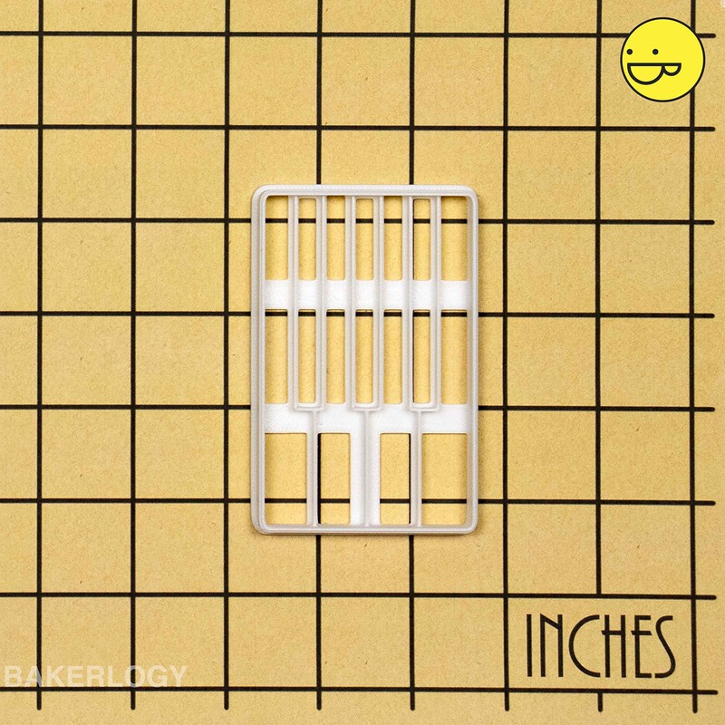 Piano Key cookie cutter, 1 piece - Bakerlogy