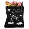 Moonlight Unicorn Costume For Girls Pegasus Gothic Skeleton Tote Bag