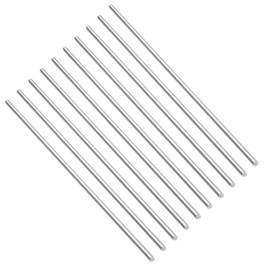 10 Pcs 4mm Diameter 6061 Round Rod 16" Long Solid Extruded Lathe Stock，(4mmx405mm) Metric Aluminum Rod,Used for DIY Process
