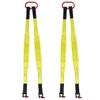 2 PCS Heavy Duty Lifting Slings Straps with D Ring
