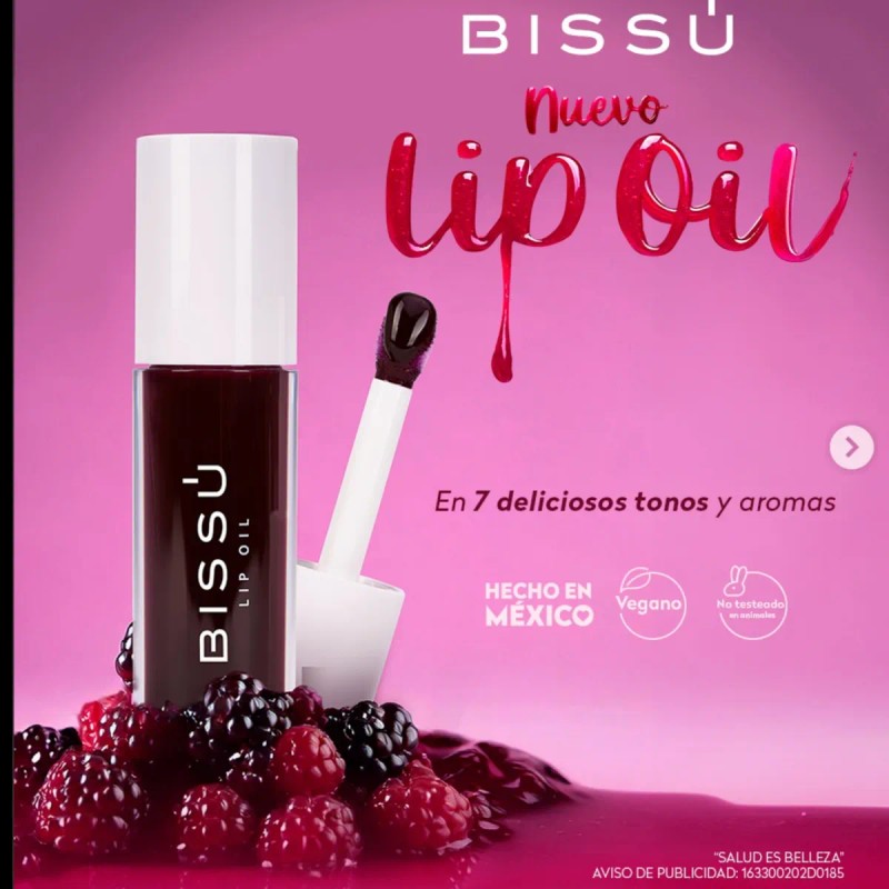 Bissú Lip Oil Brillo Labial Hidratante Vegano