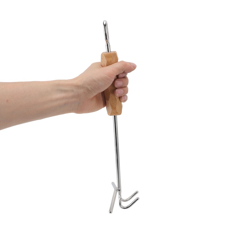 Dutch Oven Lid Lifter Tool Camp Cast Iron Pot Non