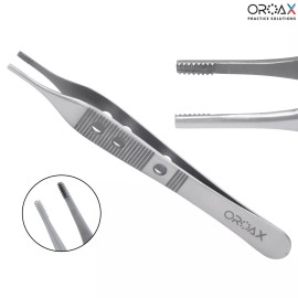 Oroax Adson Brown Tweezer 12CM Surgical Dressing Oral Surgery Soft Tissue Holding Tool